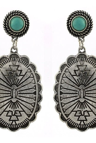 Concho in Me Fashion Earring - Deadwood South Boutique & Company LLC