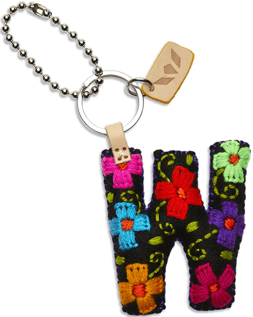 Consuela Black Felt Letter Charms - Deadwood South Boutique & Company LLC