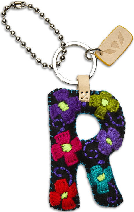 Consuela Black Felt Letter Charms - Deadwood South Boutique & Company LLC