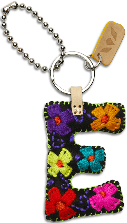 Consuela Black Felt Letter Charms - Deadwood South Boutique & Company LLC