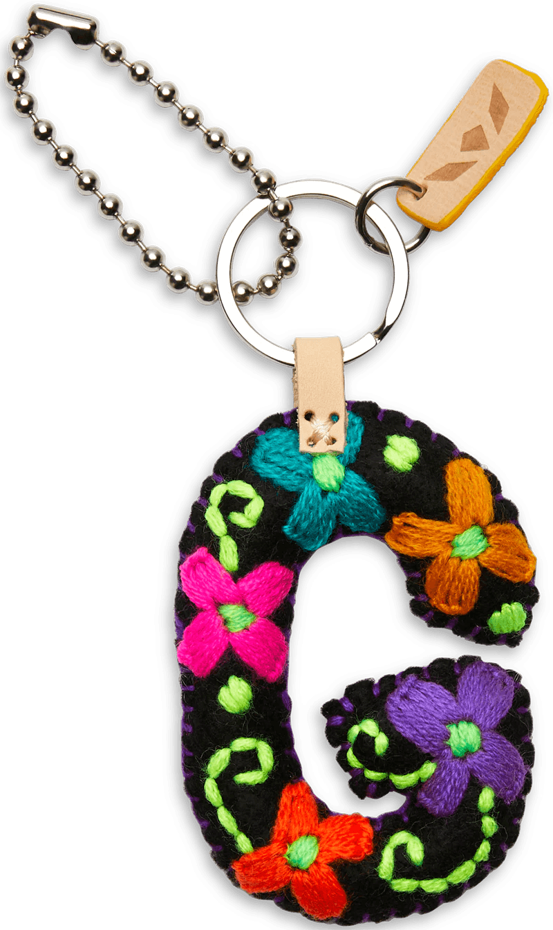 Consuela Black Felt Letter Charms - Deadwood South Boutique & Company LLC