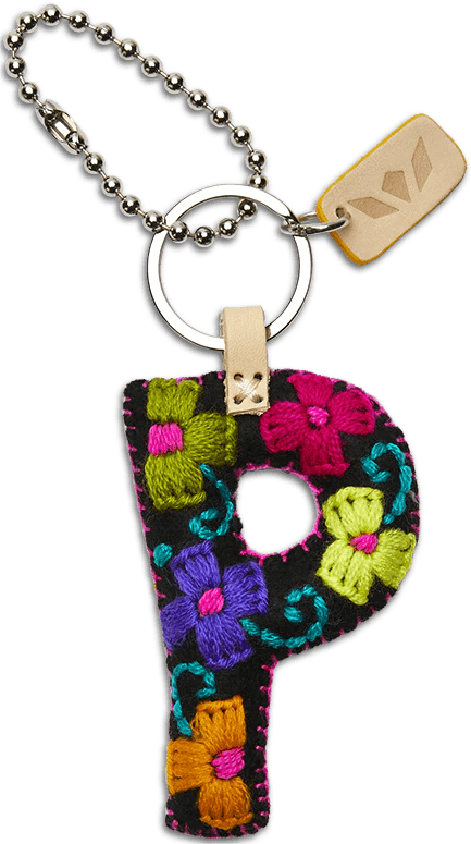 Consuela Black Felt Letter Charms - Deadwood South Boutique & Company LLC