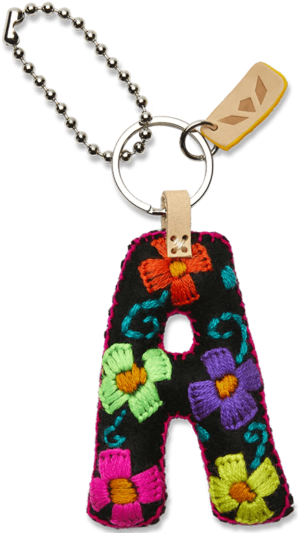 Consuela Black Felt Letter Charms - Deadwood South Boutique & Company LLC