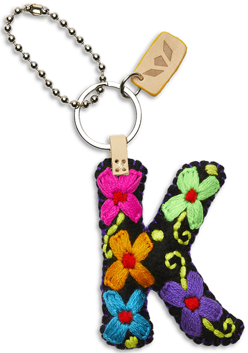 Consuela Black Felt Letter Charms - Deadwood South Boutique & Company LLC