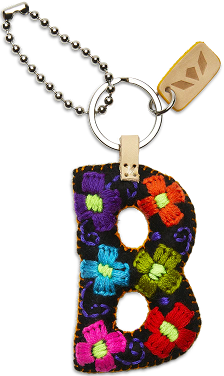 Consuela Black Felt Letter Charms - Deadwood South Boutique & Company LLC