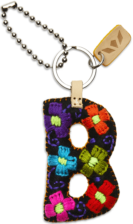 Consuela Black Felt Letter Charms - Deadwood South Boutique & Company LLC