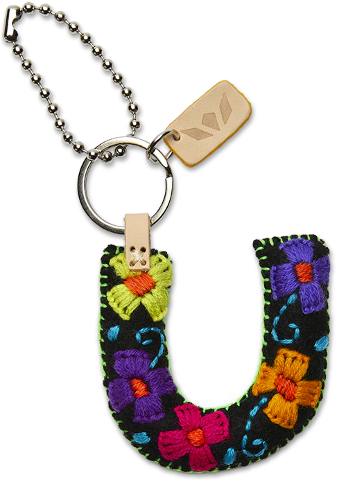 Consuela Black Felt Letter Charms - Deadwood South Boutique & Company LLC