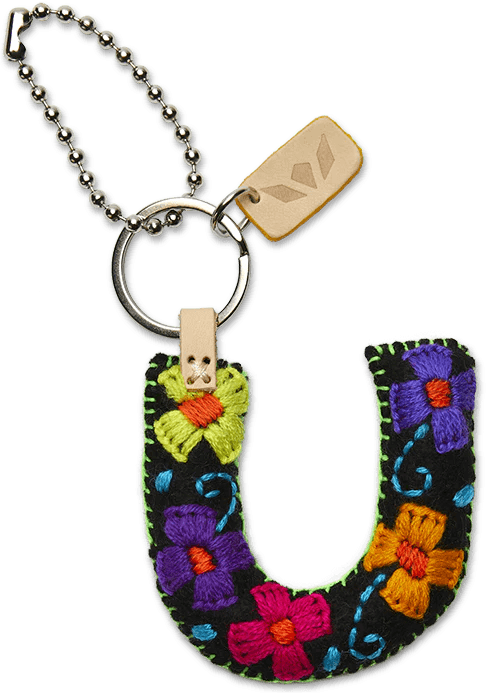 Consuela Black Felt Letter Charms - Deadwood South Boutique & Company LLC