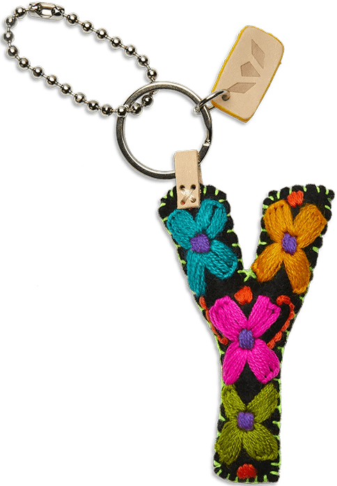 Consuela Black Felt Letter Charms - Deadwood South Boutique & Company LLC