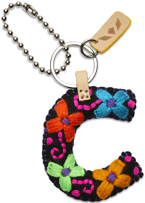 Consuela Black Felt Letter Charms - Deadwood South Boutique & Company LLC