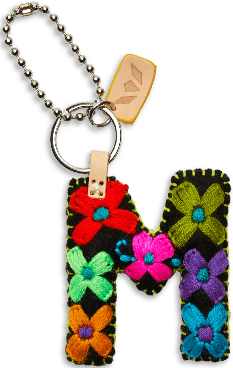 Consuela Black Felt Letter Charms - Deadwood South Boutique & Company LLC
