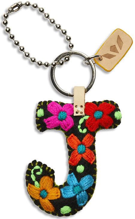 Consuela Black Felt Letter Charms - Deadwood South Boutique & Company LLC
