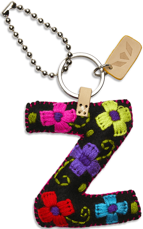 Consuela Black Felt Letter Charms - Deadwood South Boutique & Company LLC