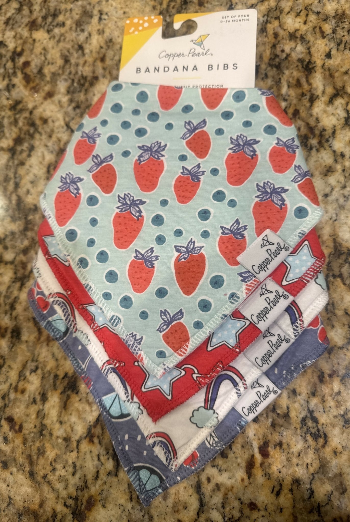 Copper Pearl Bandana Bibs 4Pack - Deadwood South Boutique & Company LLC