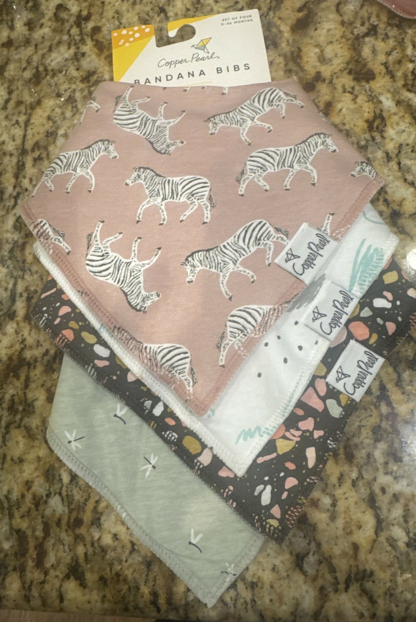 Copper Pearl Bandana Bibs 4Pack - Deadwood South Boutique & Company LLC