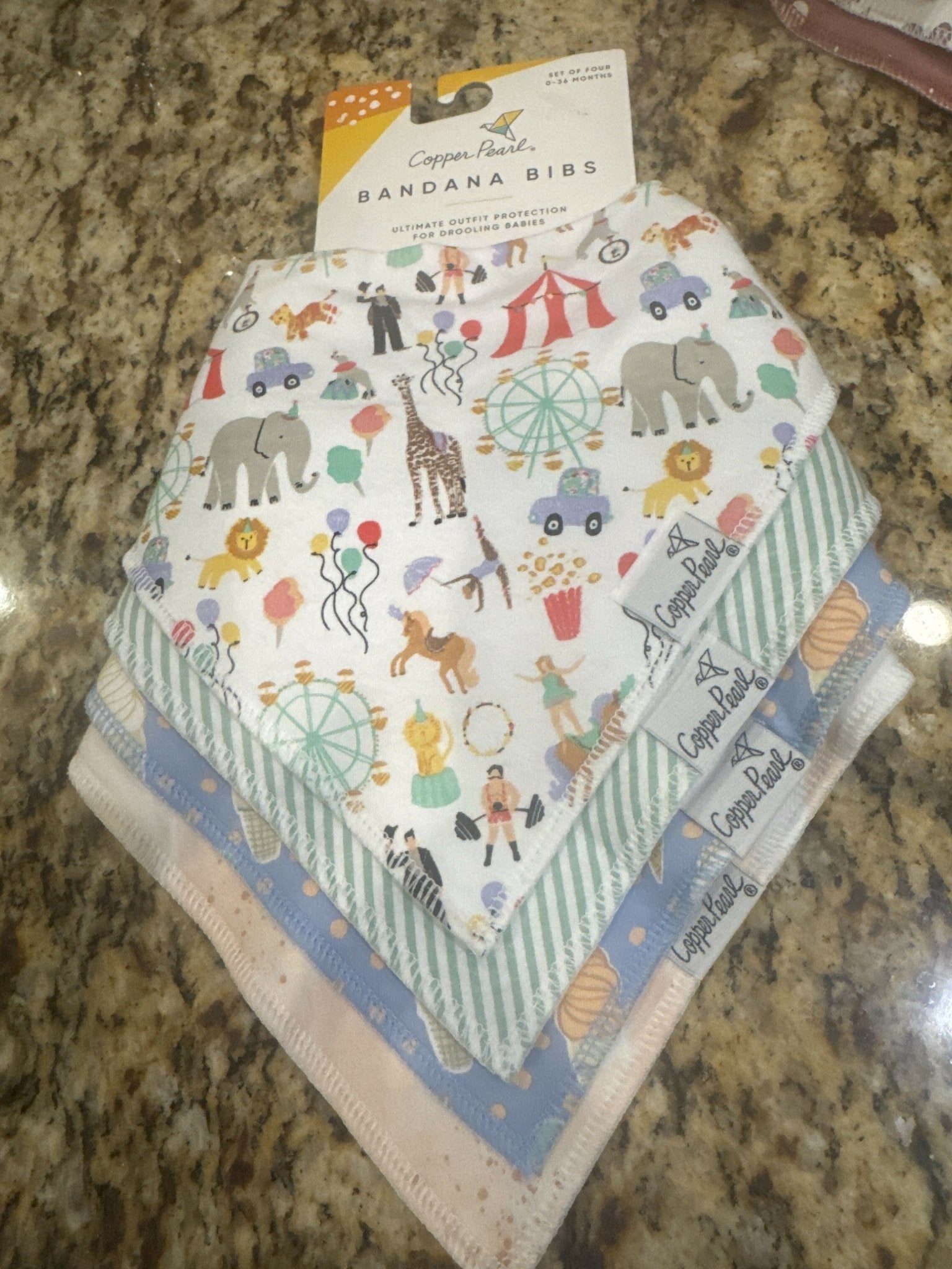 Copper Pearl Bandana Bibs 4Pack - Deadwood South Boutique & Company LLC