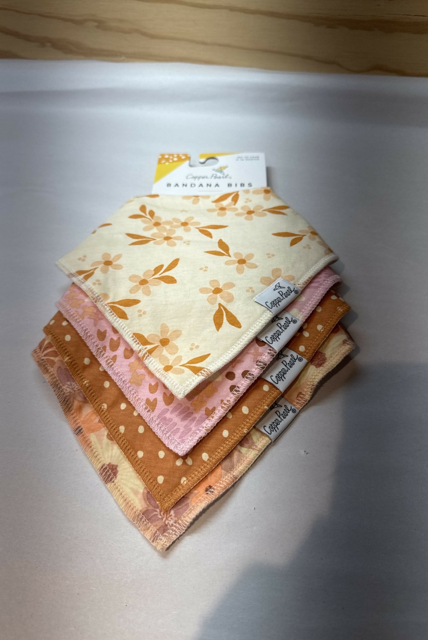 Copper Pearl Bandana Bibs 4Pack - Deadwood South Boutique & Company LLC