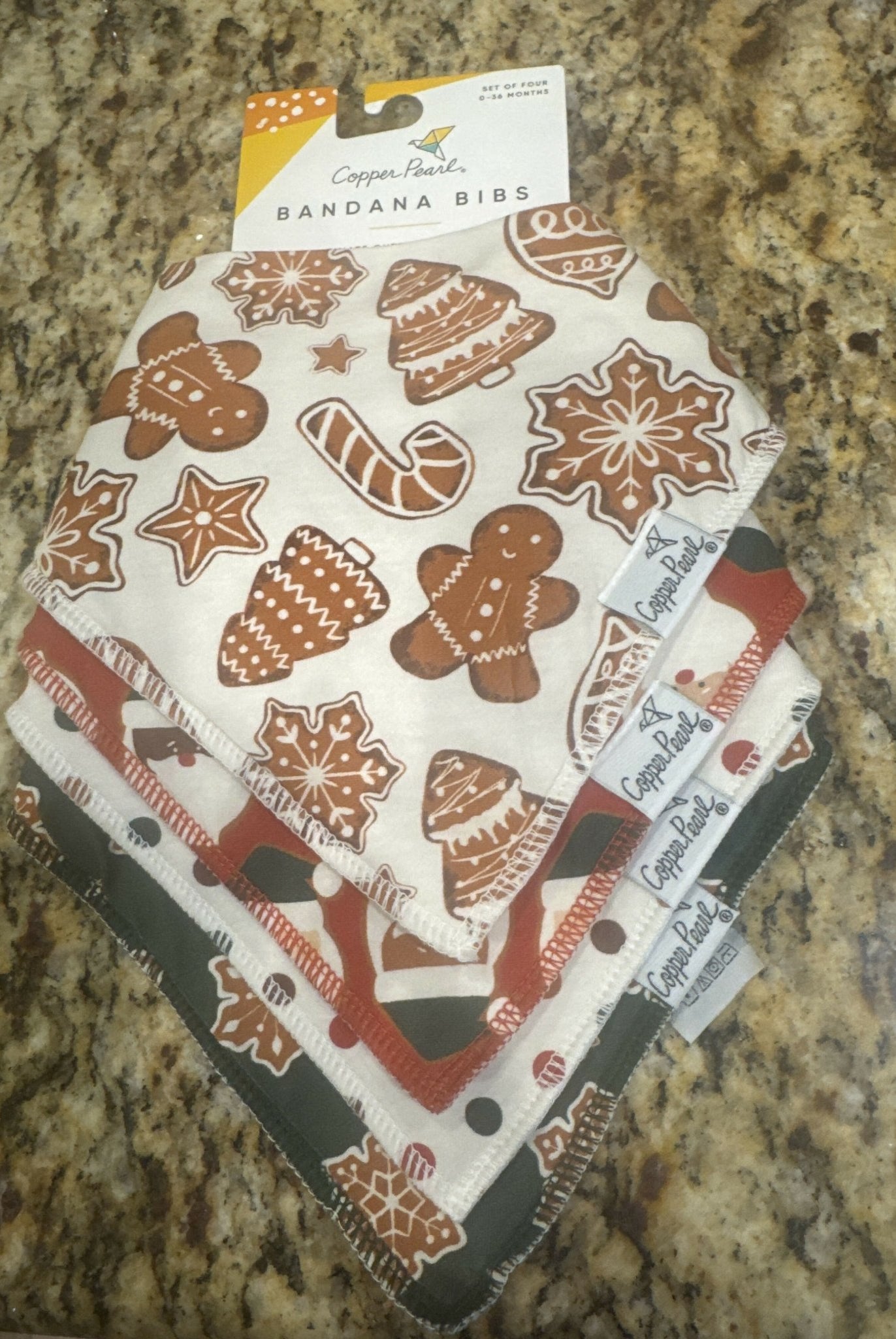 Copper Pearl Bandana Bibs 4Pack - Deadwood South Boutique & Company LLC