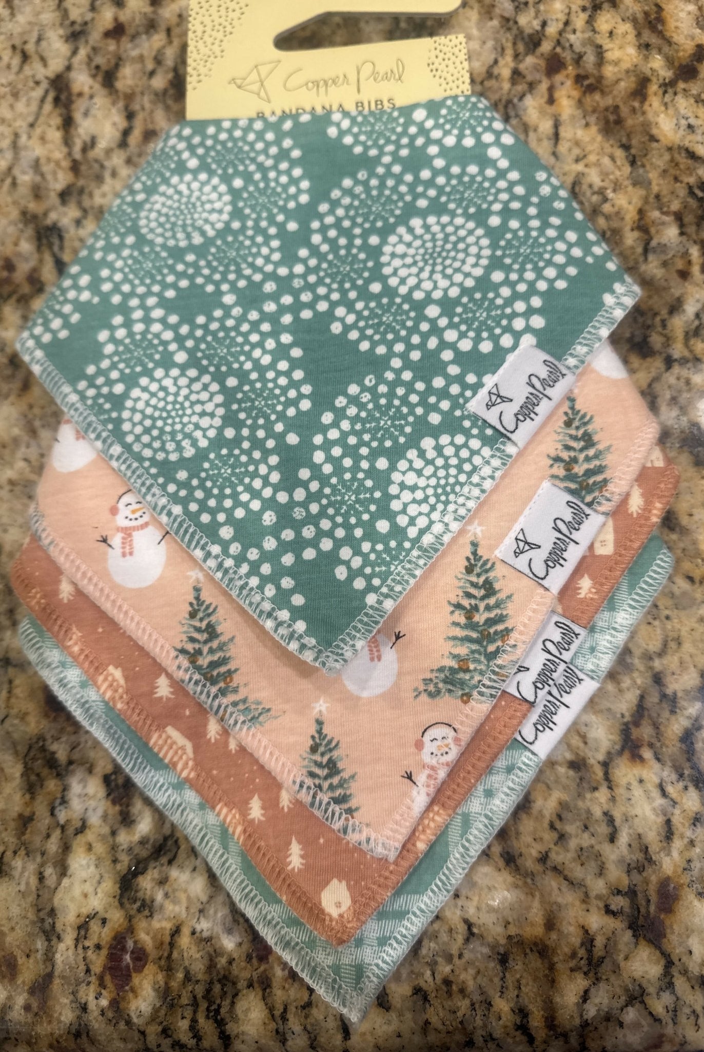 Copper Pearl Bandana Bibs 4Pack - Deadwood South Boutique & Company LLC
