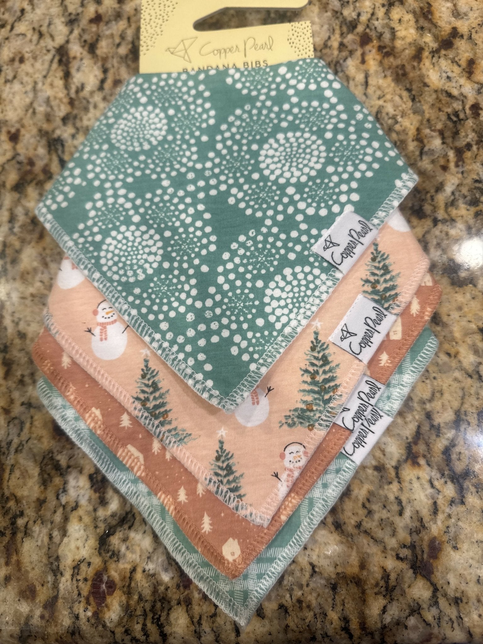 Copper Pearl Bandana Bibs 4Pack - Deadwood South Boutique & Company LLC