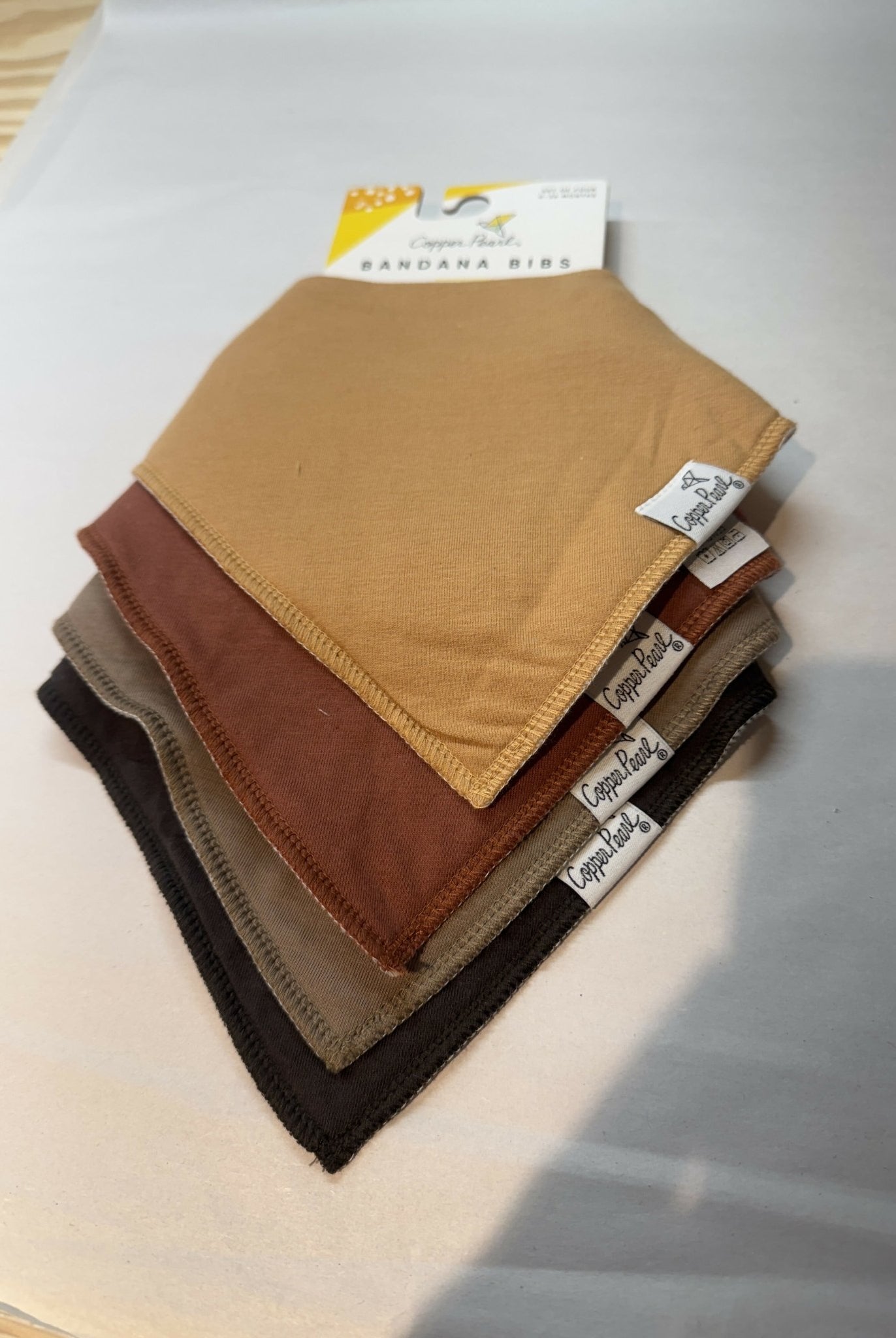 Copper Pearl Bandana Bibs 4Pack - Deadwood South Boutique & Company LLC