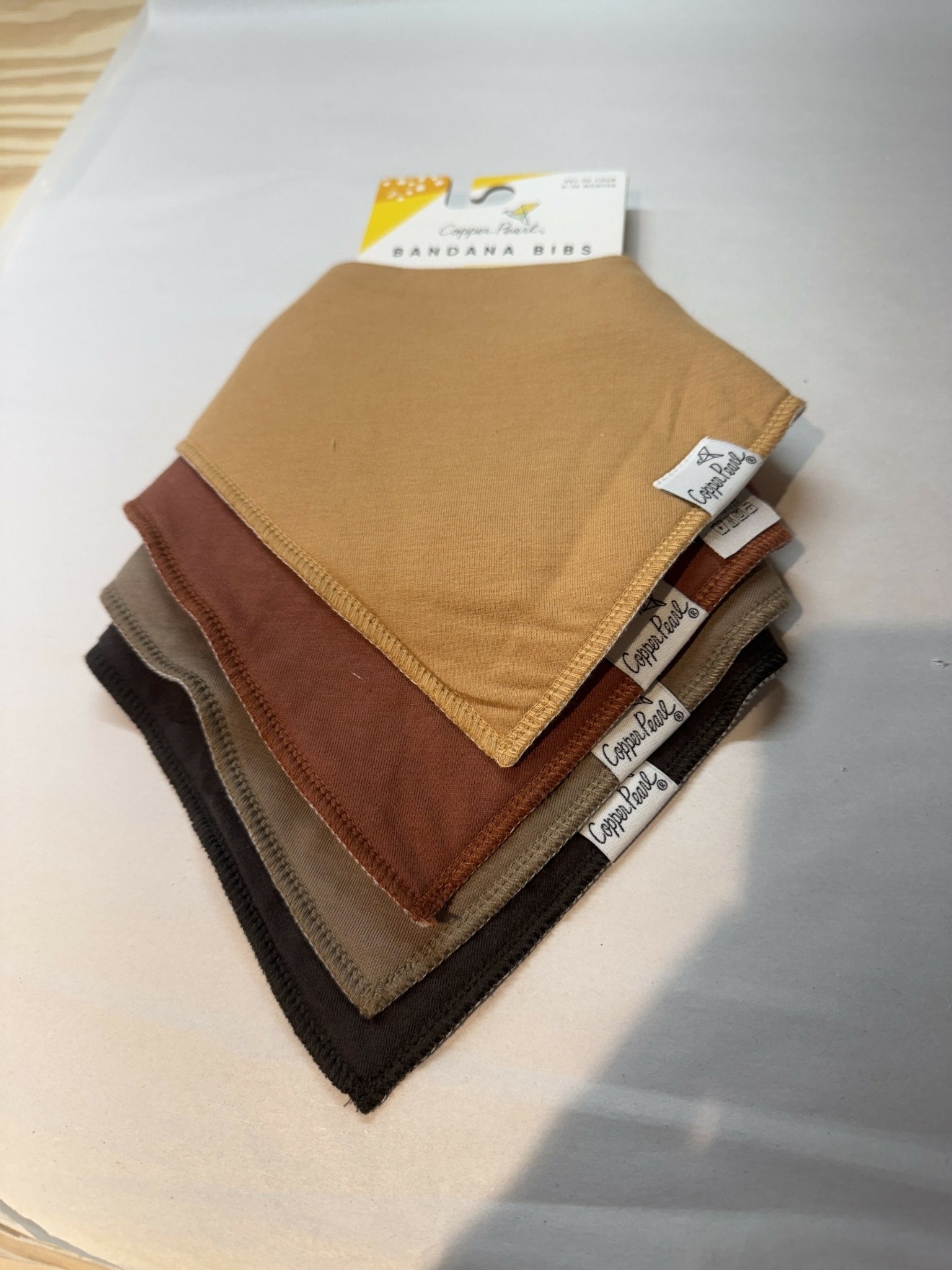 Copper Pearl Bandana Bibs 4Pack - Deadwood South Boutique & Company LLC