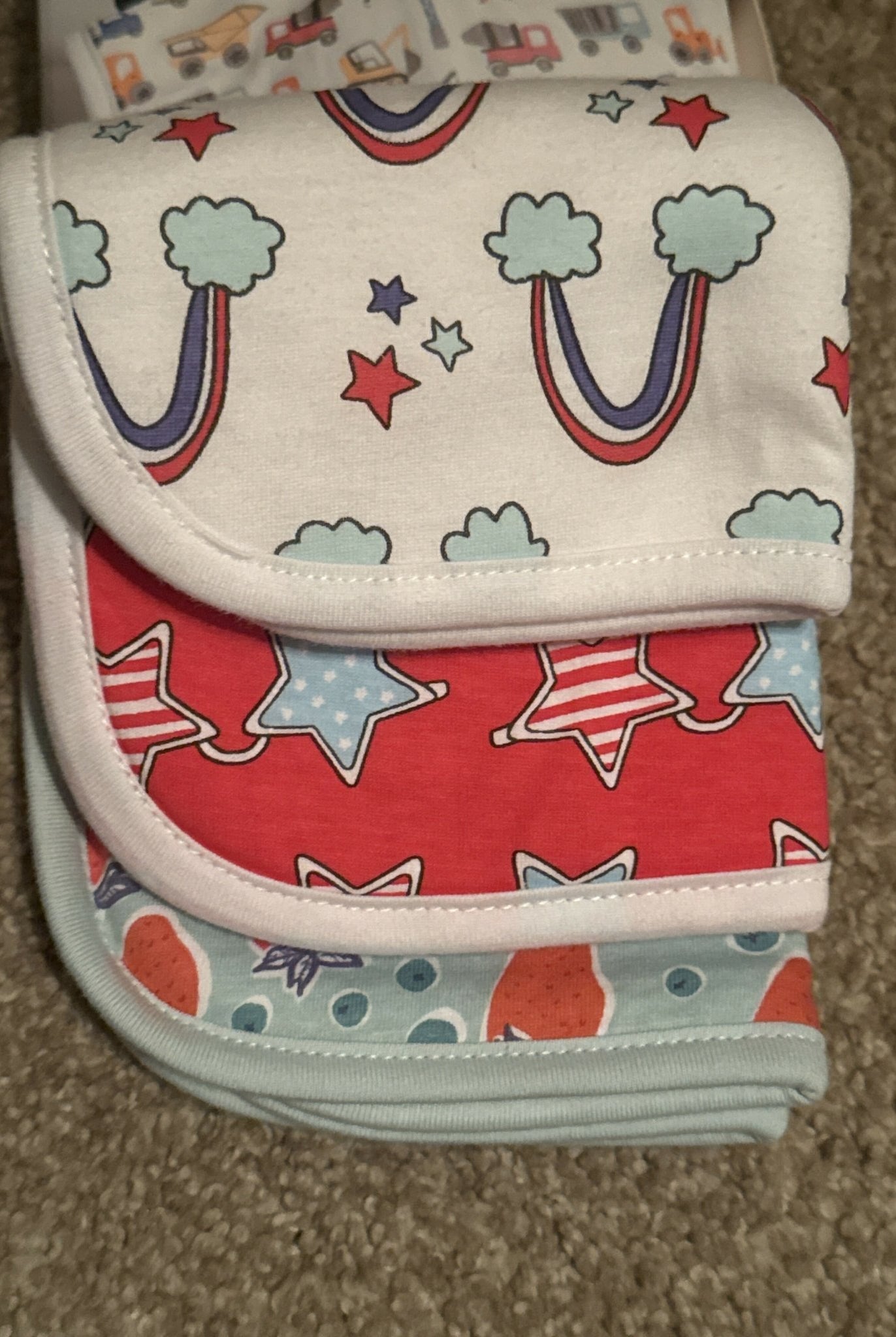 Copper Pearl Burp Cloth 3pk. - Deadwood South Boutique & Company LLC