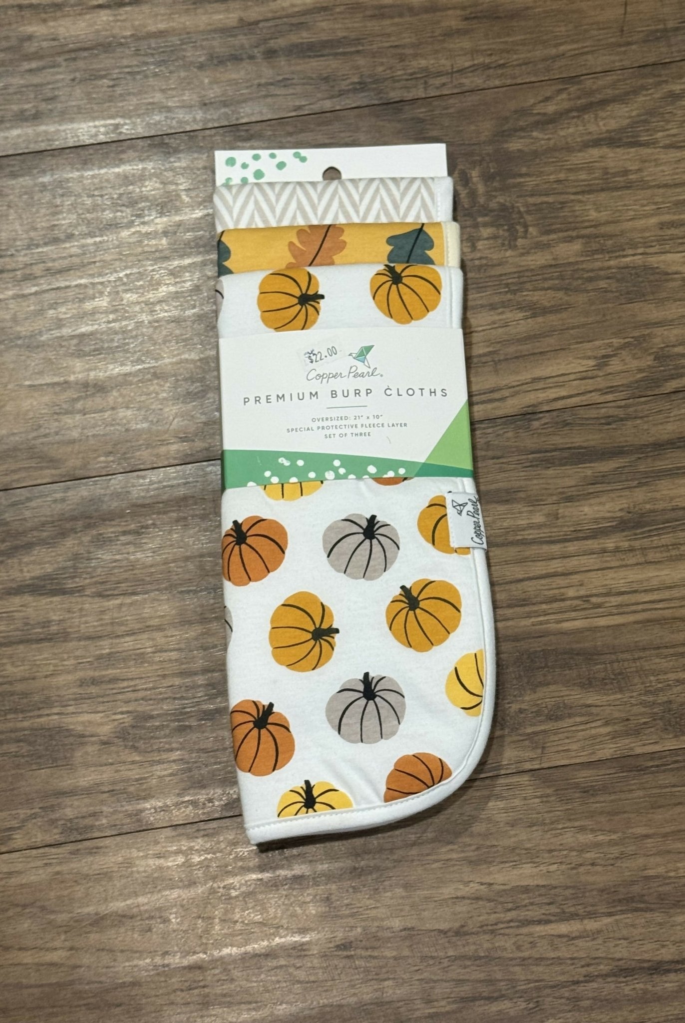 Copper Pearl Burp Cloth 3pk. - Deadwood South Boutique & Company LLC