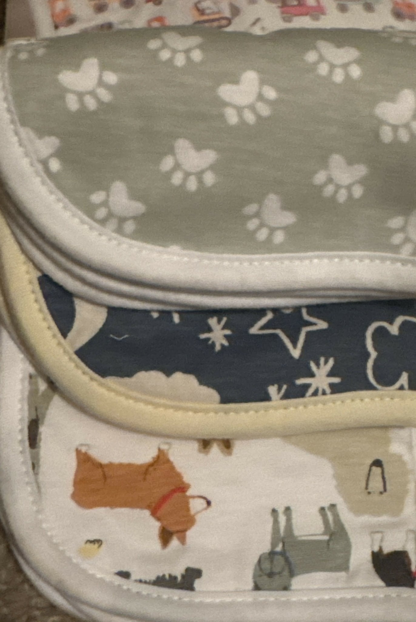 Copper Pearl Burp Cloth 3pk. - Deadwood South Boutique & Company LLC