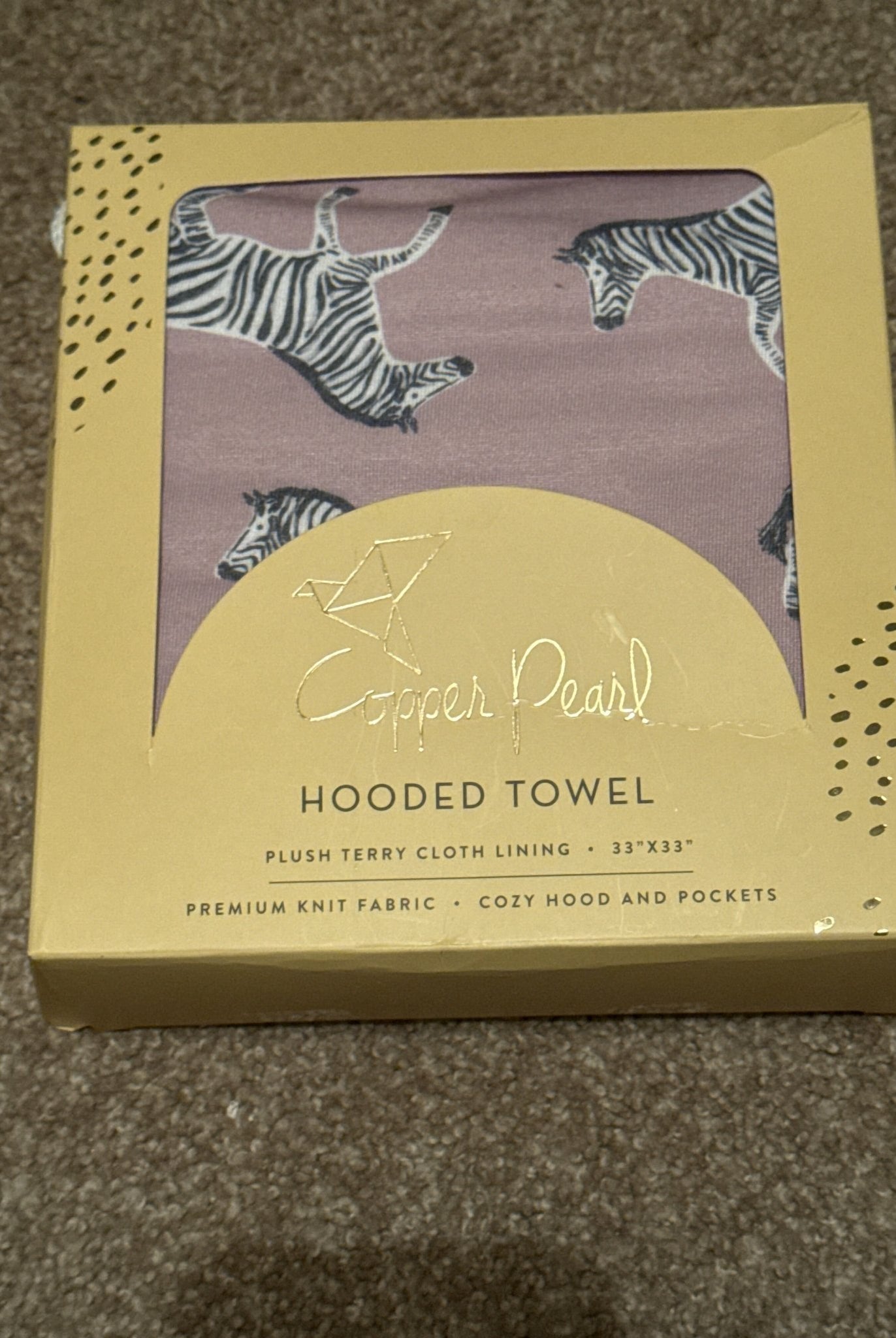 Copper Pearl Hooded Towel - Deadwood South Boutique & Company LLC