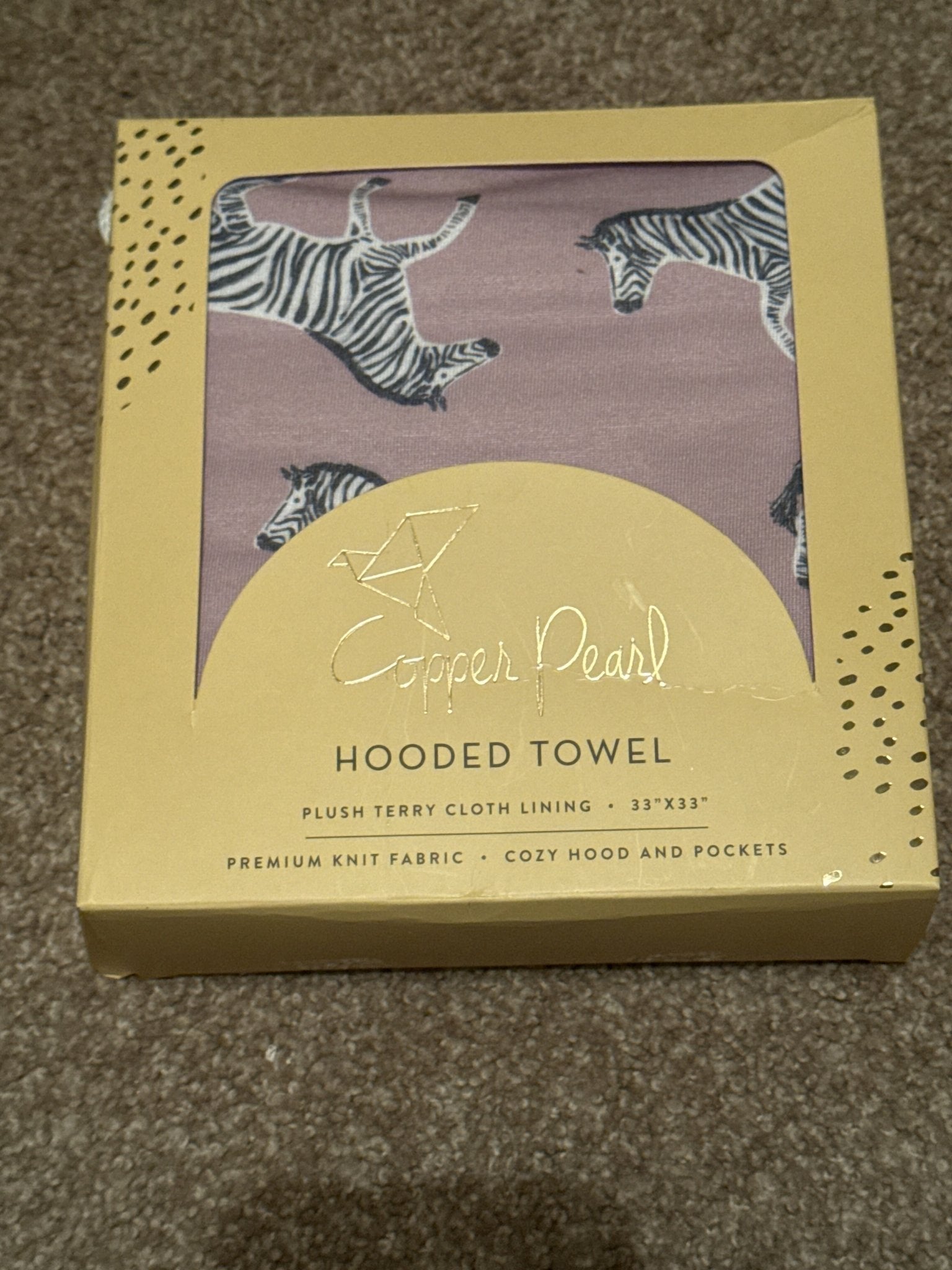 Copper Pearl Hooded Towel - Deadwood South Boutique & Company LLC