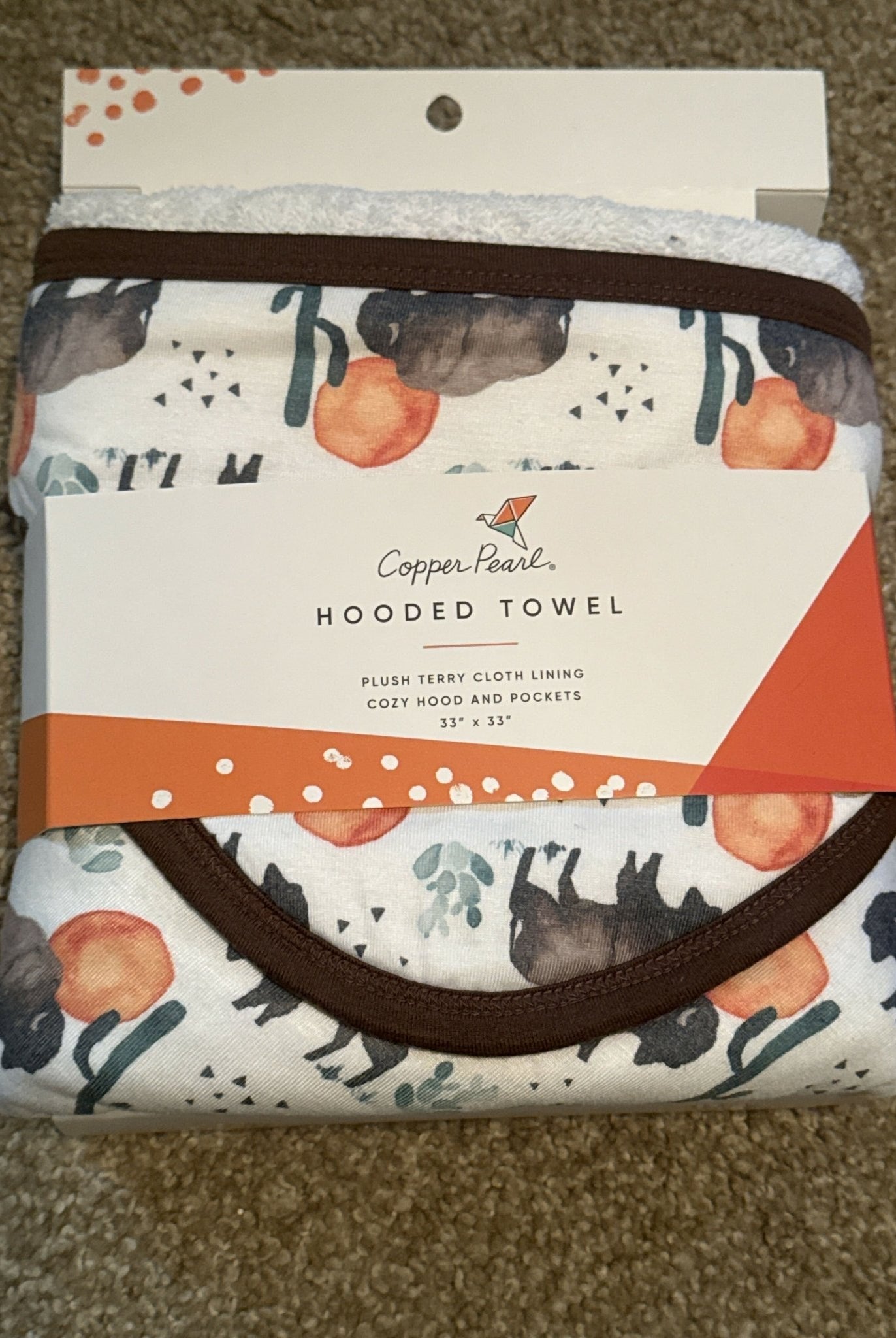Copper Pearl Hooded Towel - Deadwood South Boutique & Company LLC
