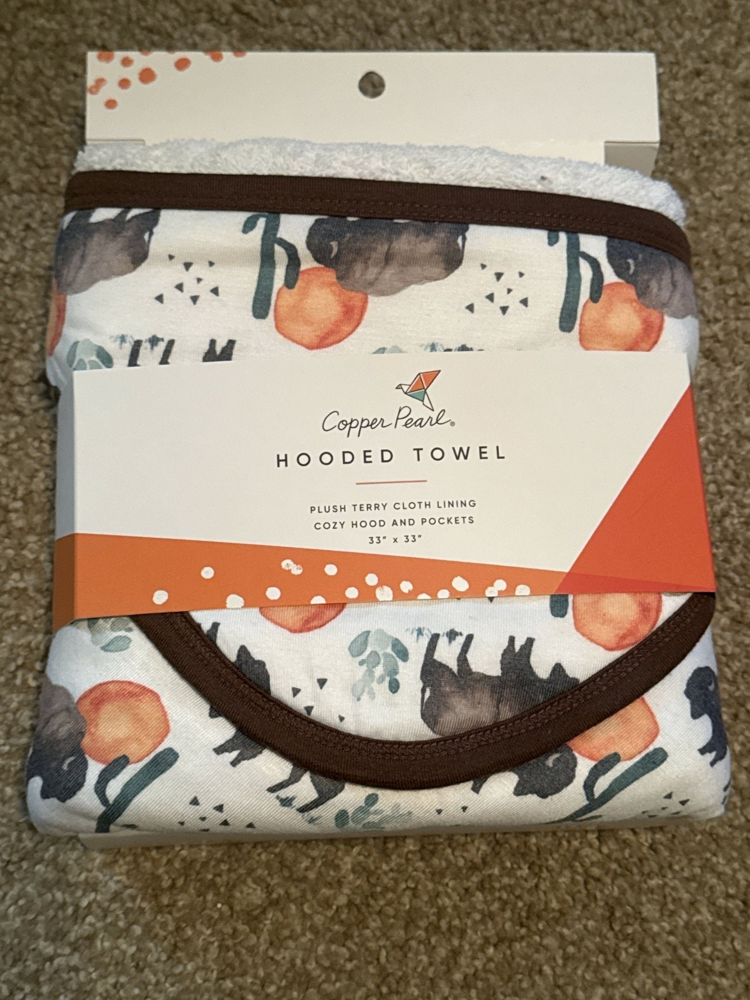 Copper Pearl Hooded Towel - Deadwood South Boutique & Company LLC