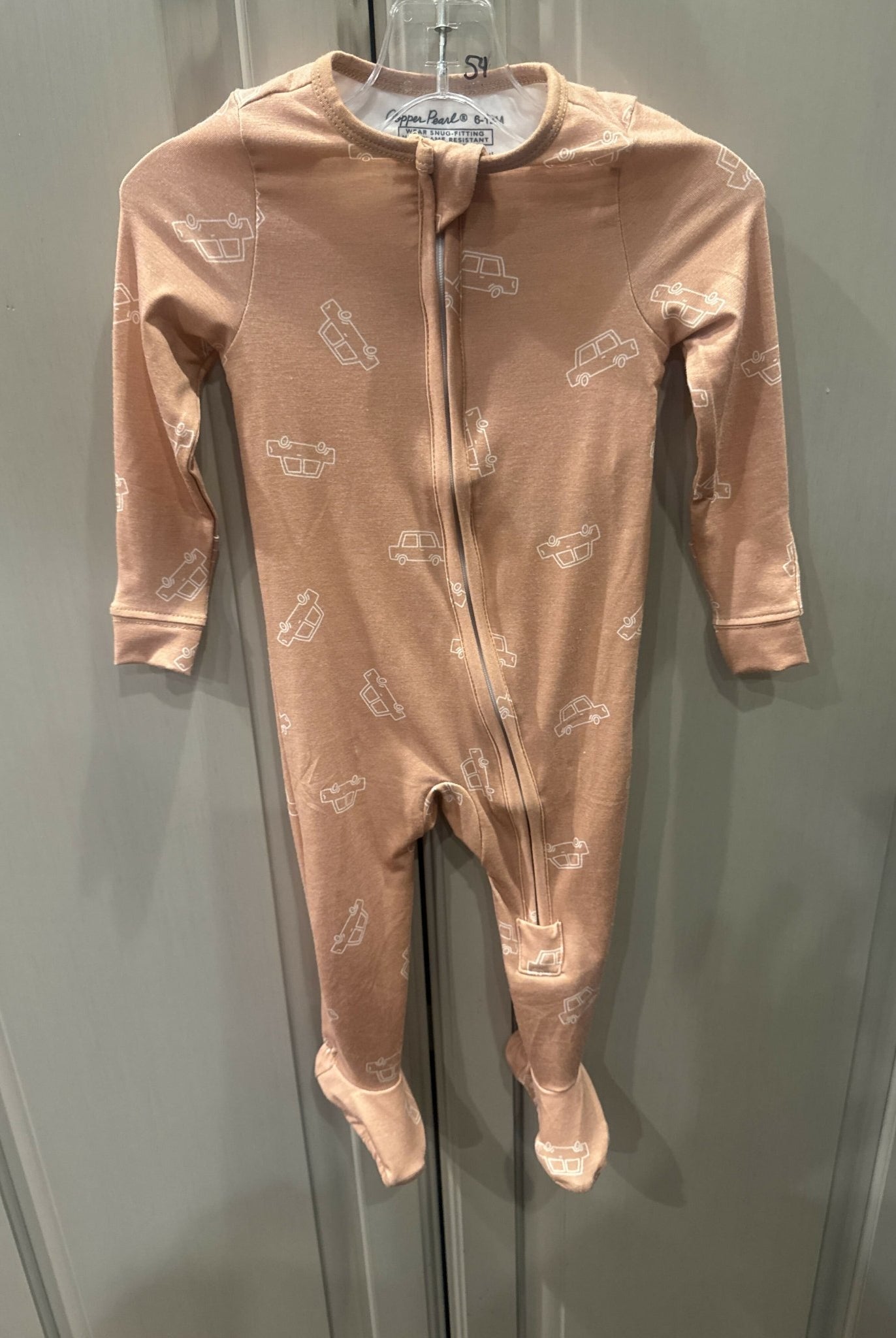 Copper Pearl Zipper Footed Outfit - Deadwood South Boutique & Company LLC