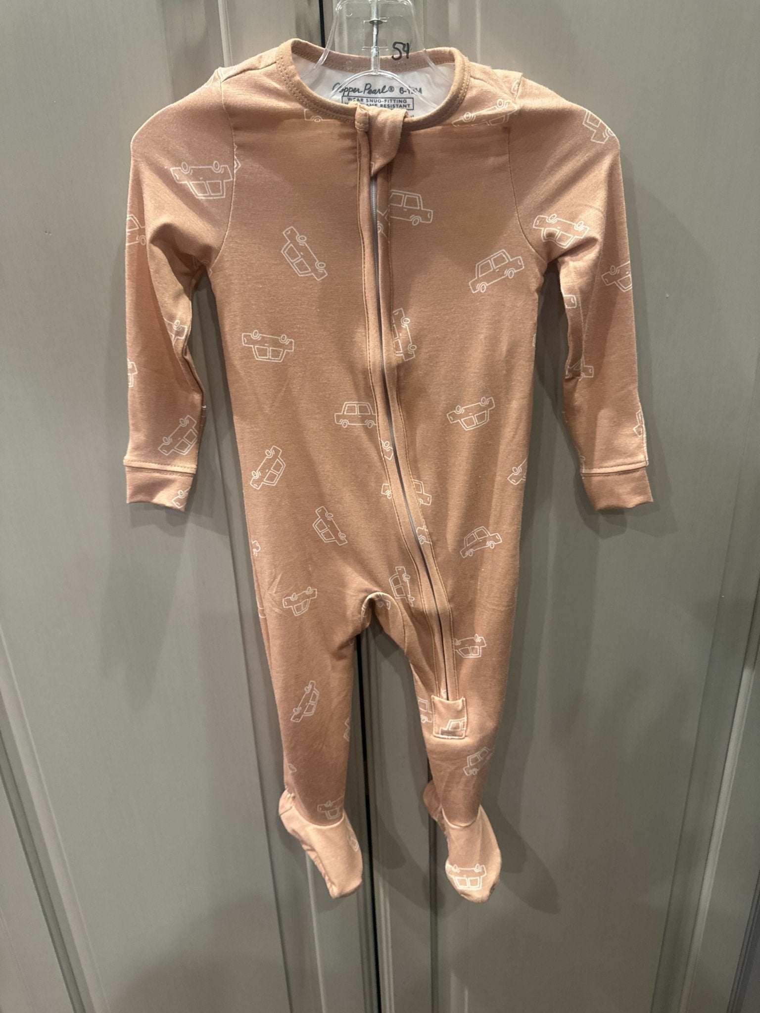 Copper Pearl Zipper Footed Outfit - Deadwood South Boutique & Company LLC