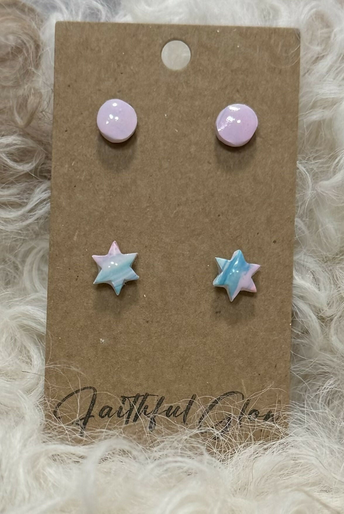 Cotton Candy Stud Duo - Deadwood South Boutique & Company LLC