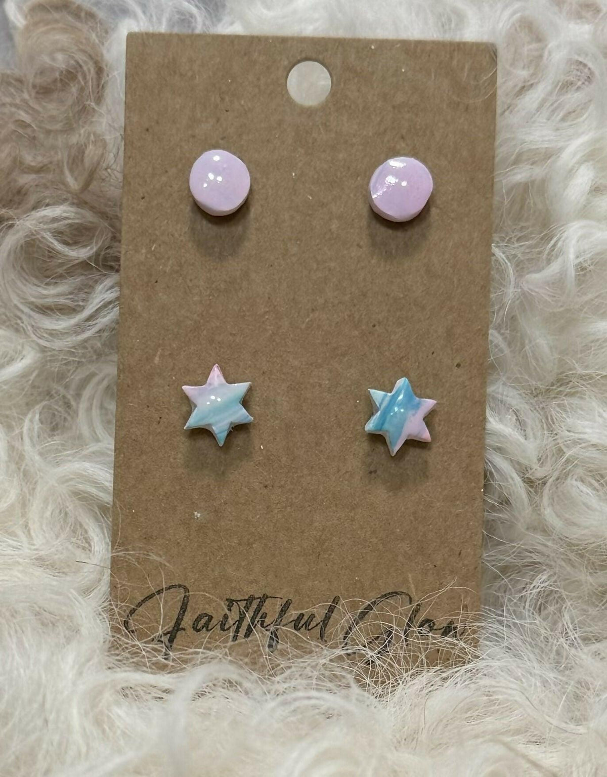 Cotton Candy Stud Duo - Deadwood South Boutique & Company LLC