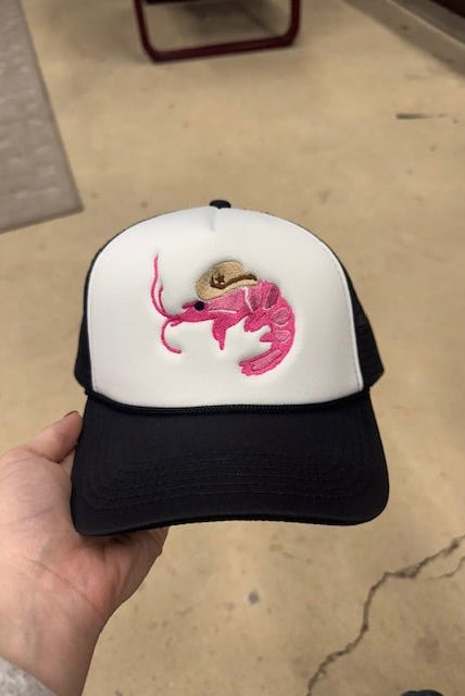 Cowboy Shrimp Trucker Cap - Deadwood South Boutique & Company LLC