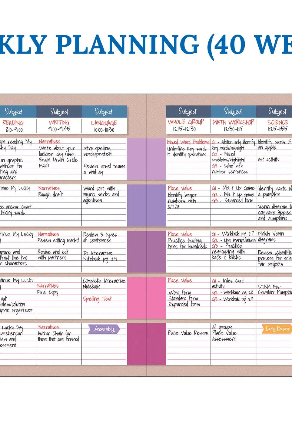 Crafty and Cool Teacher Planner - Deadwood South Boutique & Company LLC
