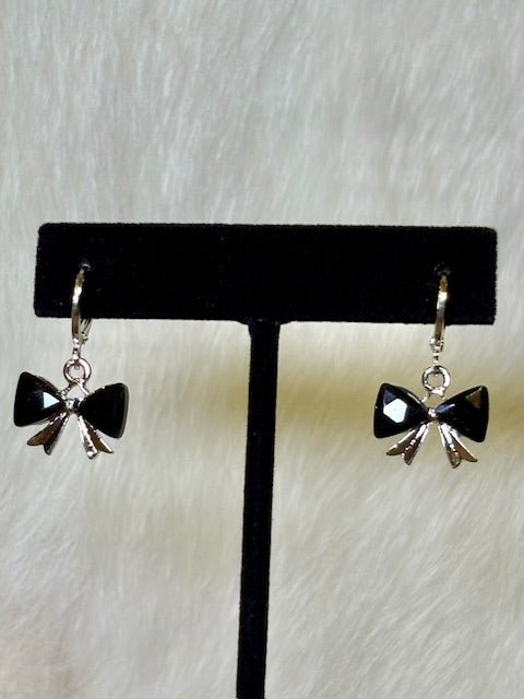 Crosby Silver Bow Earrings - Deadwood South Boutique & Company LLC