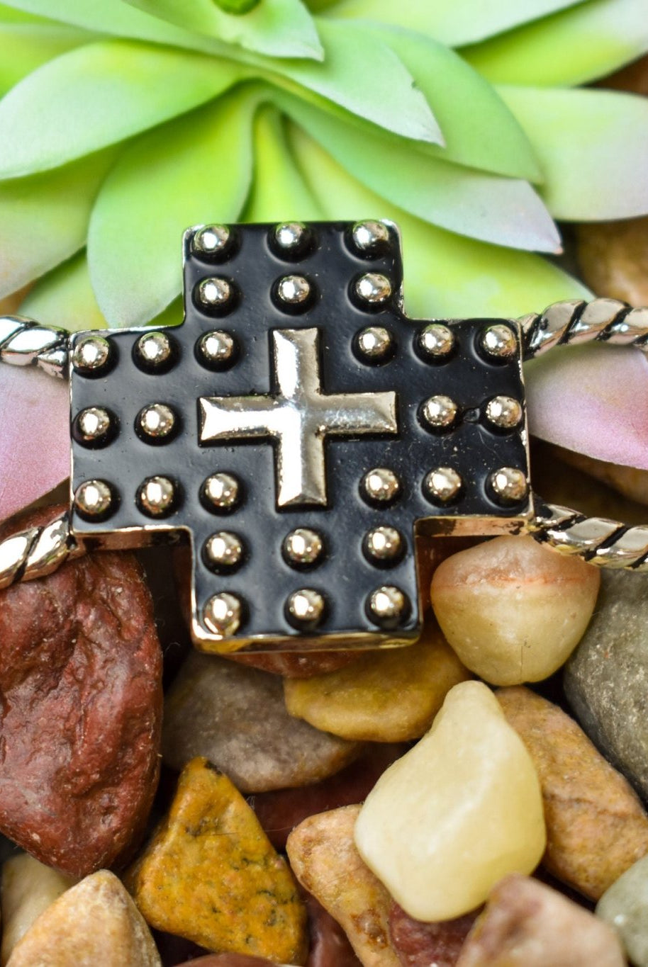 Cross Scarf Slide - Deadwood South Boutique & Company LLC