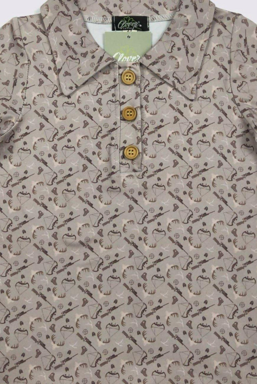 Deer Hunt Collar Shirt - Deadwood South Boutique & Company LLC