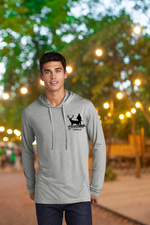 Deer Hunter Camo Hooded Shirt-Men's-Deadwood South Boutique & Company LLC-Deadwood South Boutique, Women's Fashion Boutique in Henderson, TX