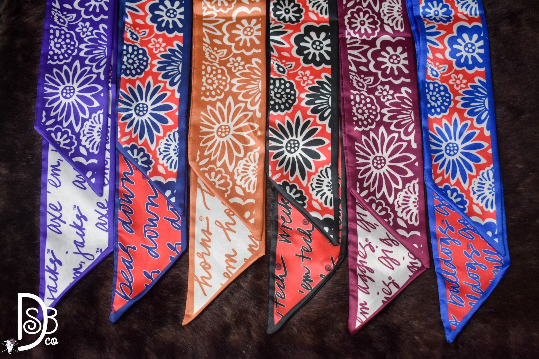 DESDEN: University Skinny Scarves - Deadwood South Boutique & Company LLC
