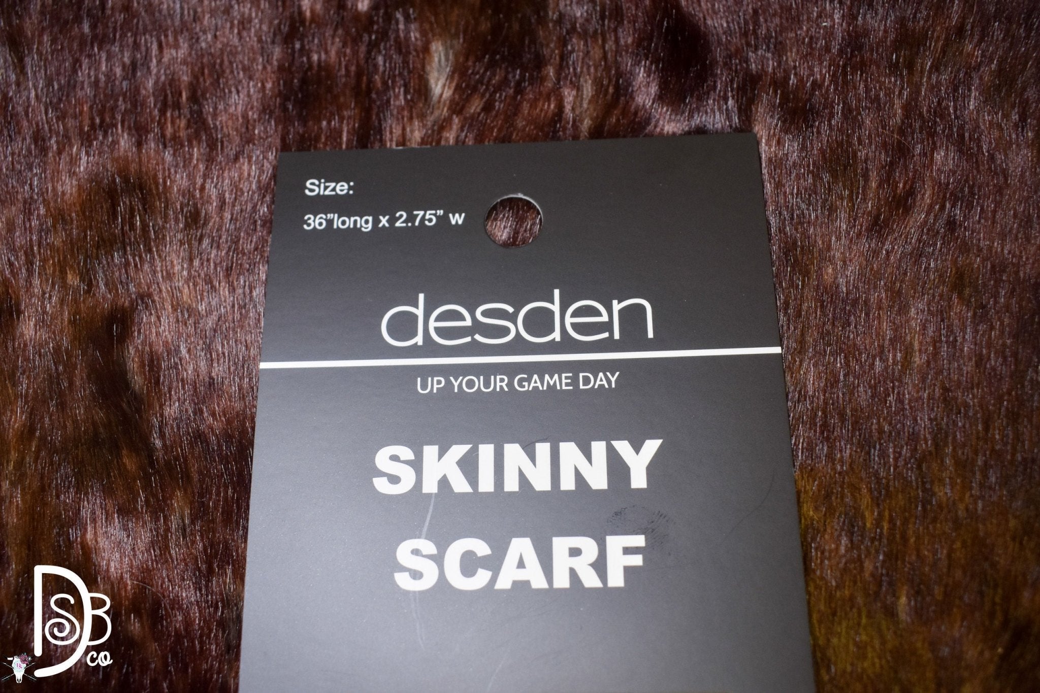 DESDEN: University Skinny Scarves - Deadwood South Boutique & Company LLC