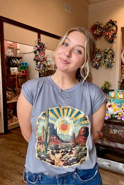 Desert Skies Graphic Tank - Deadwood South Boutique & Company LLC