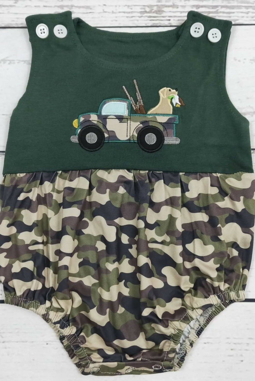 Dog Applique’ Camo Bubble - Deadwood South Boutique & Company LLC