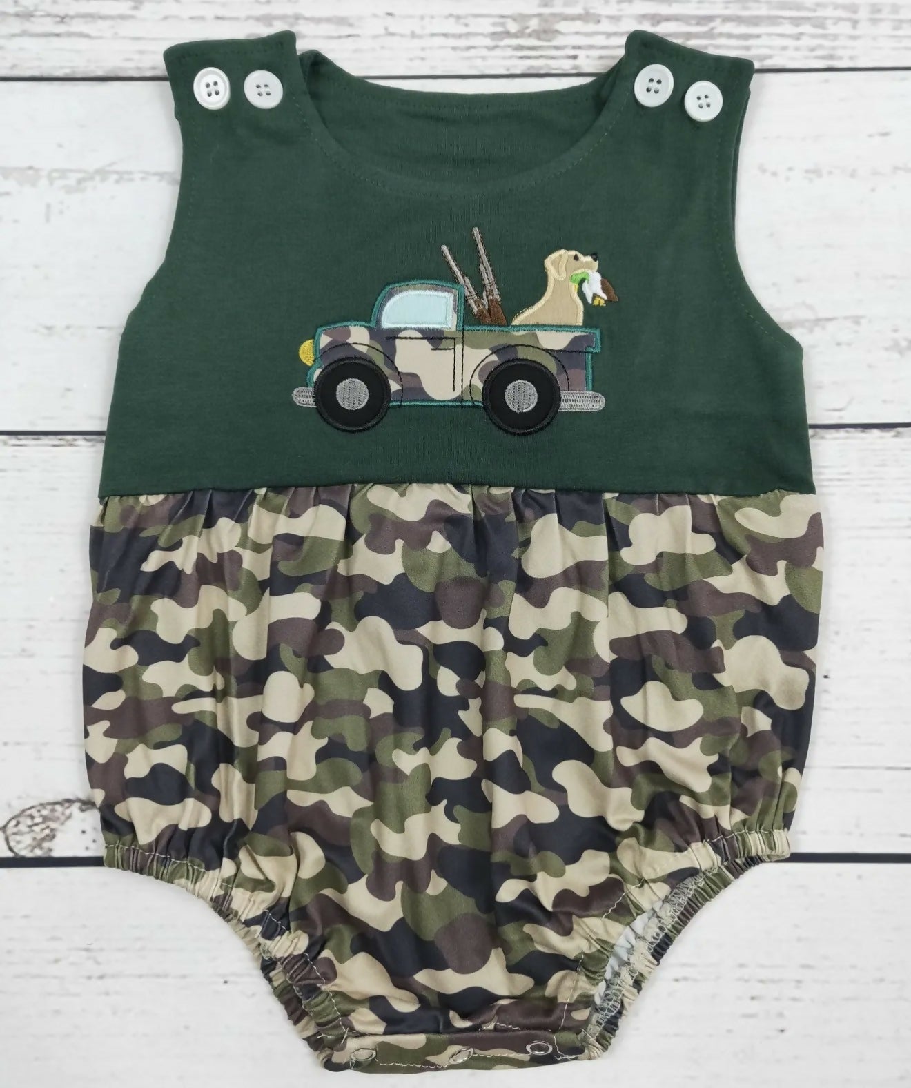 Dog Applique’ Camo Bubble - Deadwood South Boutique & Company LLC