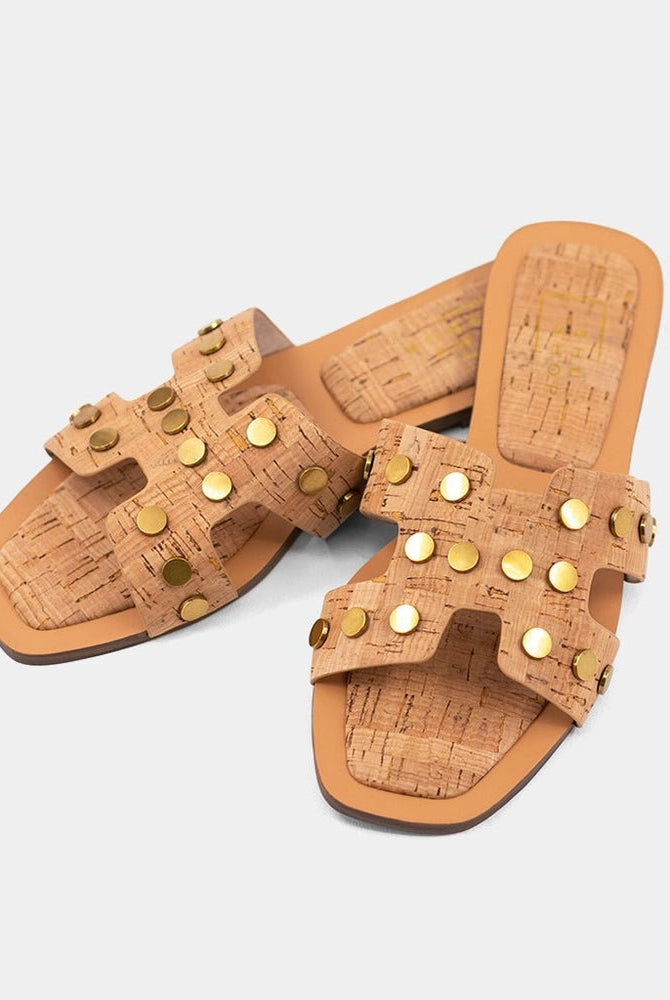 Donatella Flat Sandal - Deadwood South Boutique & Company LLC