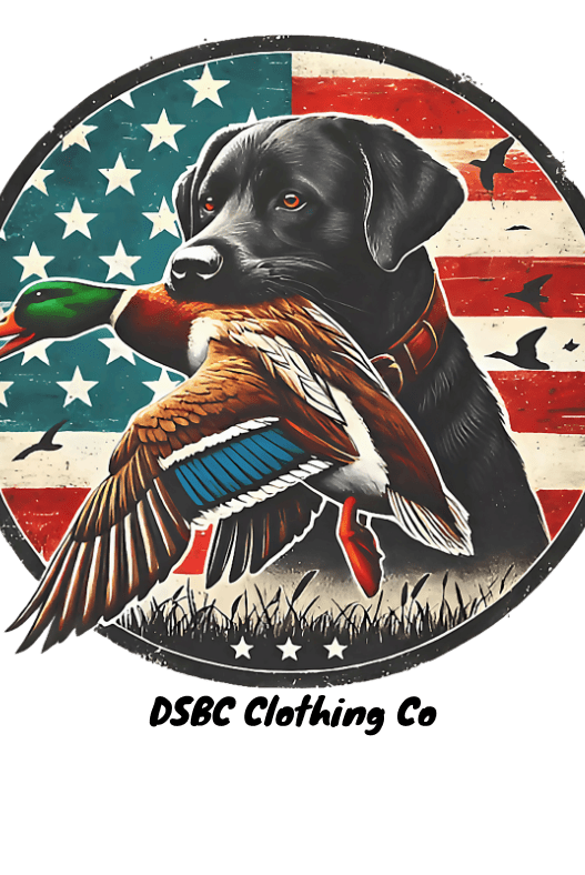 DSBC Patriotic Retriever Sticker - Deadwood South Boutique & Company LLC